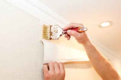 Pose de papier peint à Essert-Romand — revêtements muraux et toiles de verre